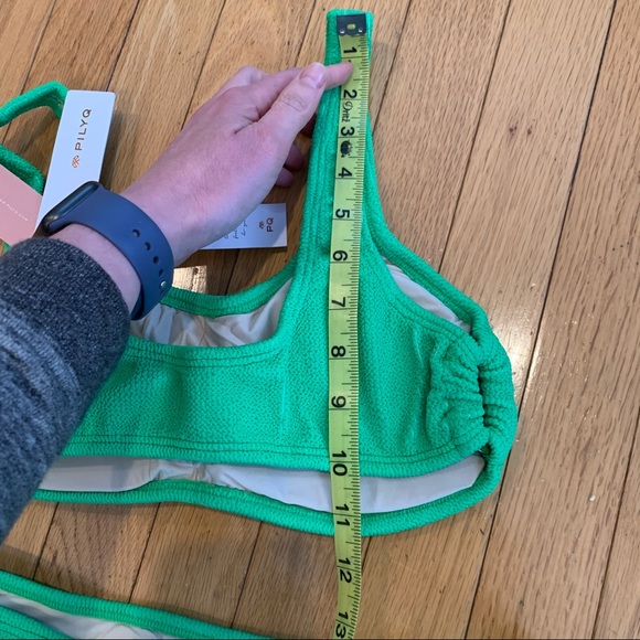 PILYQ -PQ - Kiwi Reef Ring Halter Full Bikini Set - Picture 8 of 9